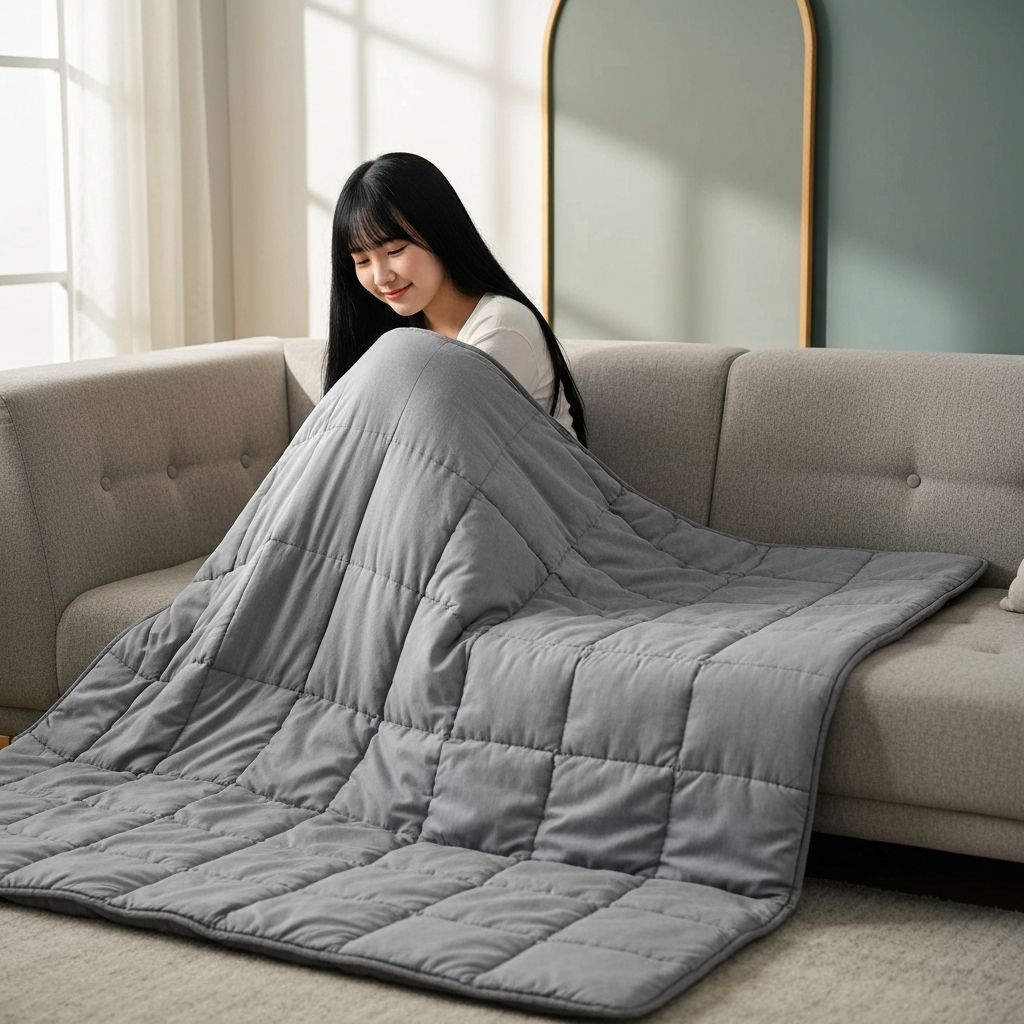 Cashmere Weighted Throw Blanket thumbnail 2